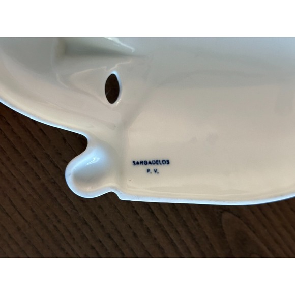 Sargadelos Porcelain Cigarrón Mask / Wall / Table decor Spain Defensive Mask 8" - Picture 8 of 8